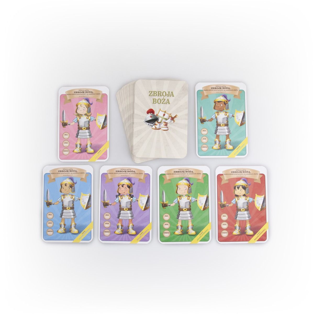 Gra "Zbroja Boża" 4w1 memory, zgadywanka, puzzle, gra