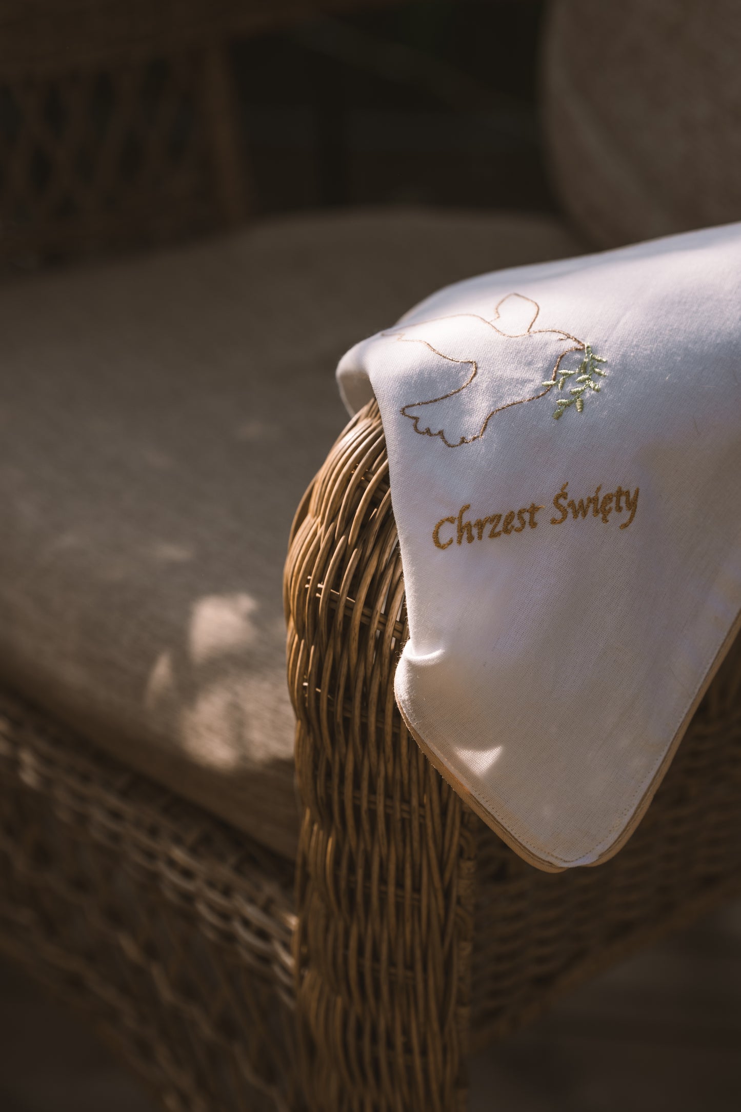 Szatka do Chrztu Świętego - Duch Święty Boho (z opcją personalizacji)