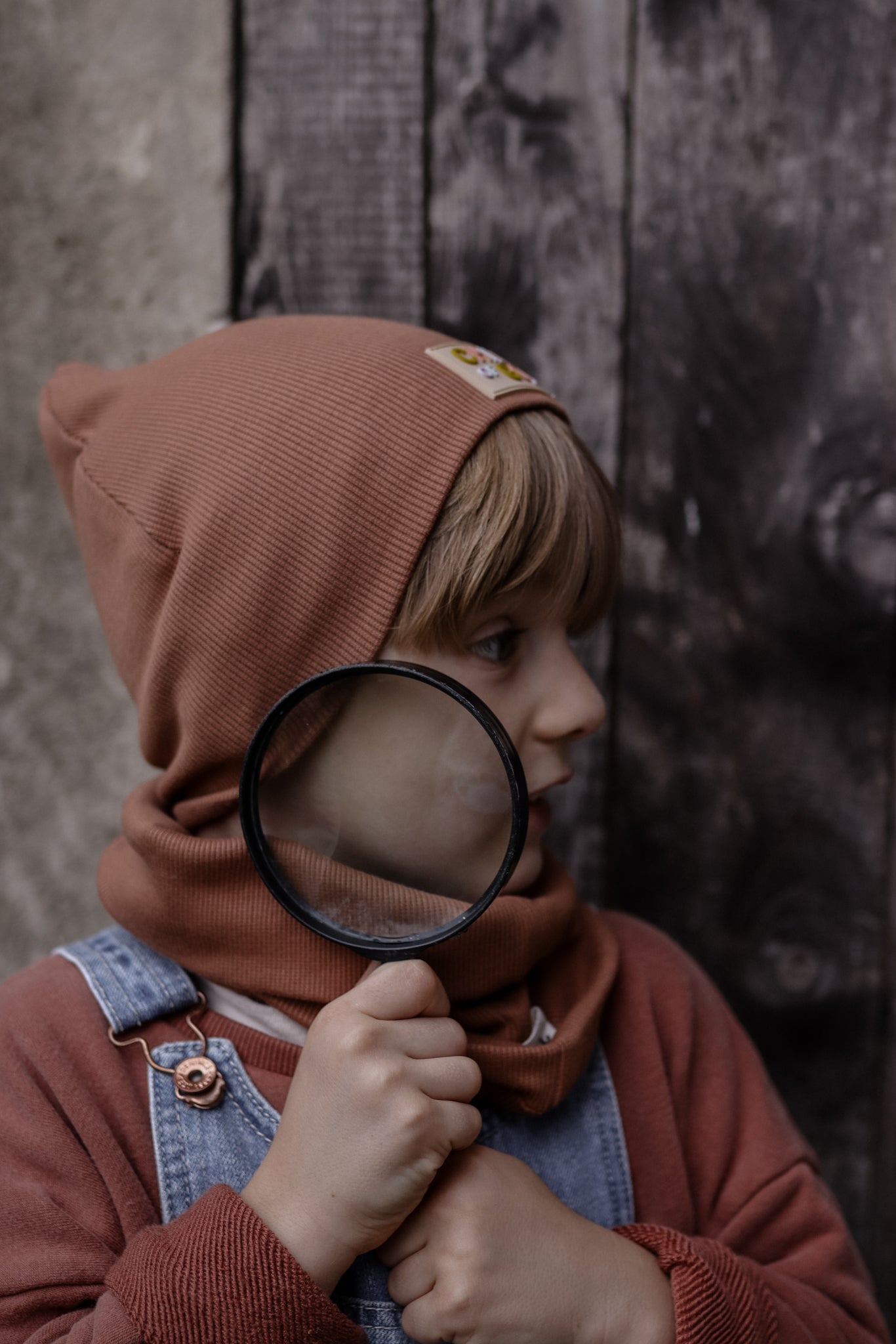 CHILD OF GOD SET Karmelowa Czapka + Komin