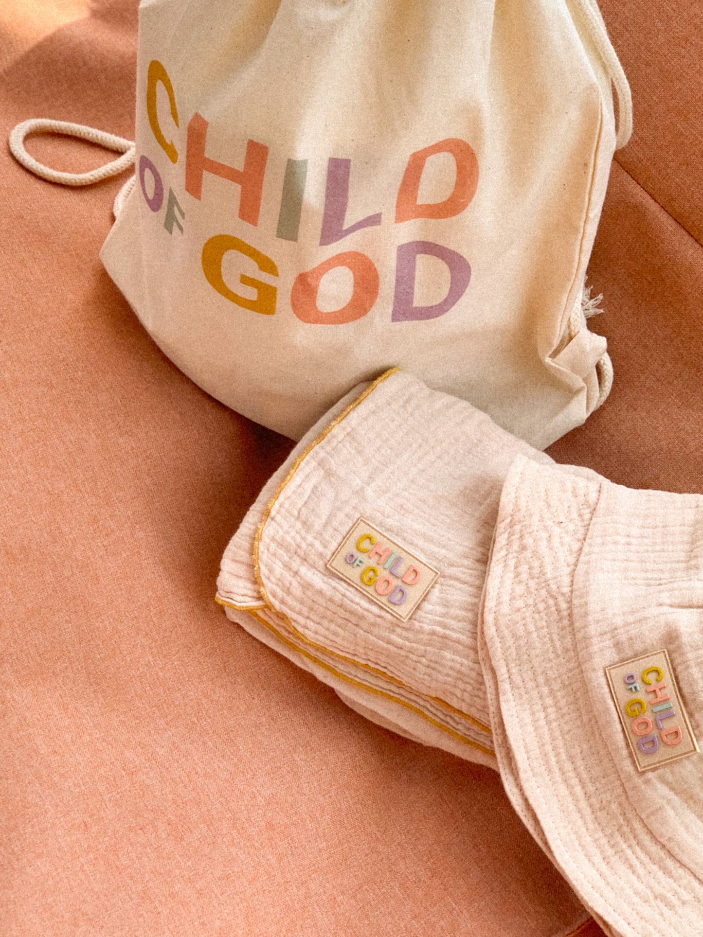 Kapelusik + Otulacz CHILD OF GOD SET