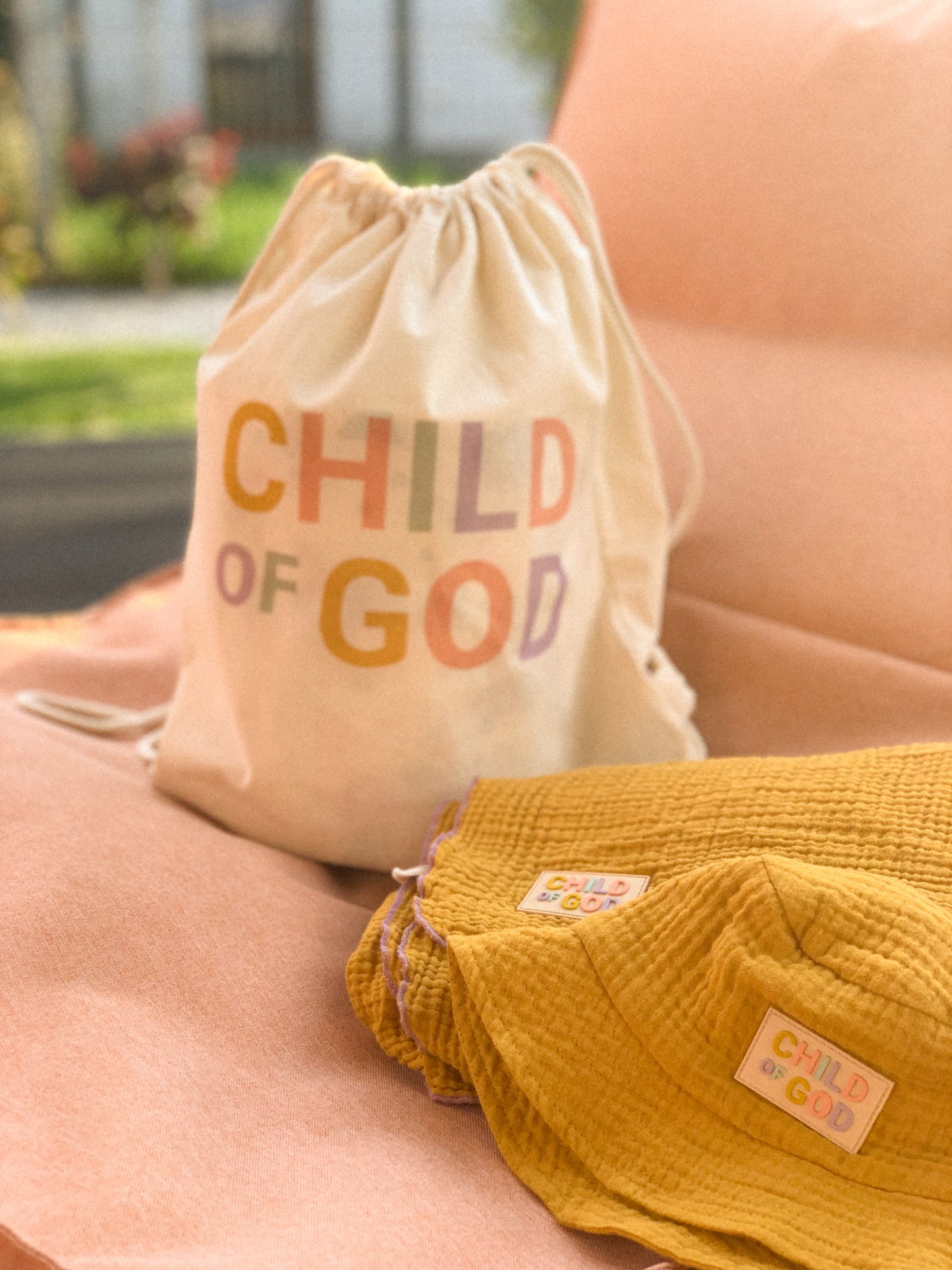 Kapelusik + Otulacz CHILD OF GOD SET