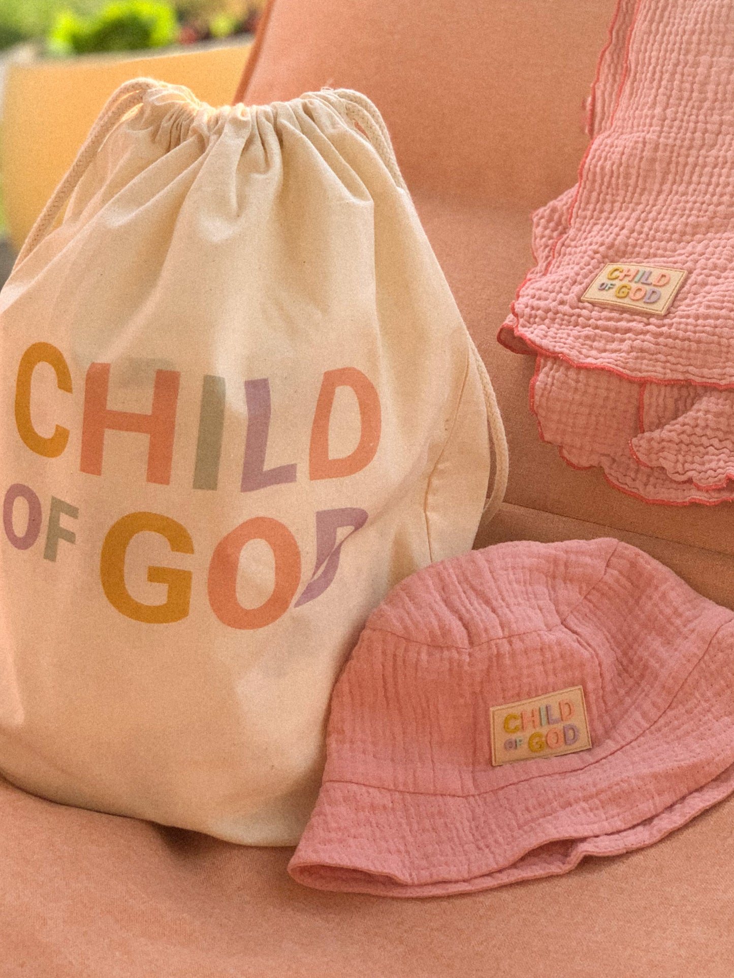 Kapelusik + Otulacz CHILD OF GOD SET