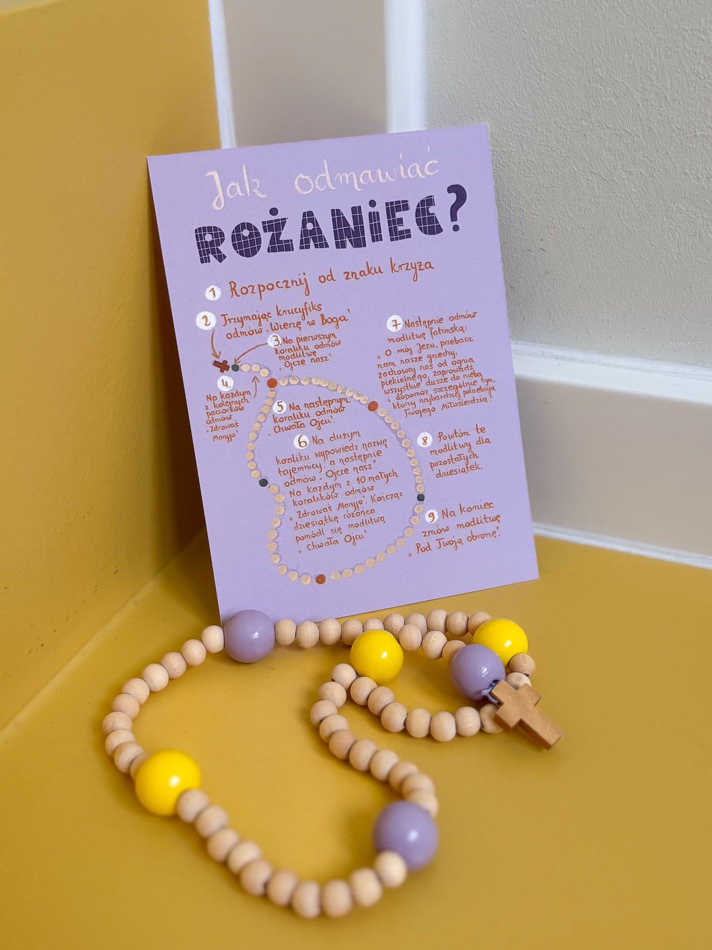 Różaniec DIY-kreatywny zestaw  edukacyjny