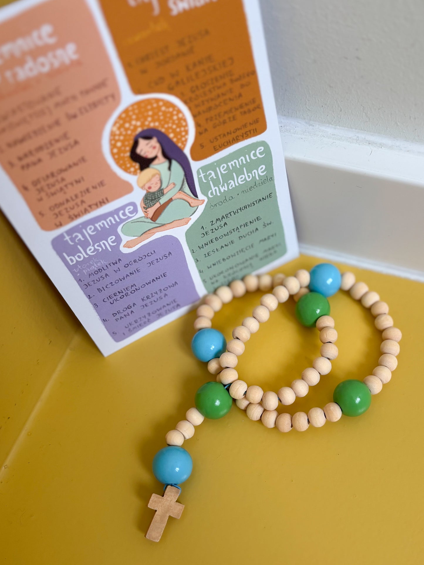 Różaniec DIY-kreatywny zestaw  edukacyjny