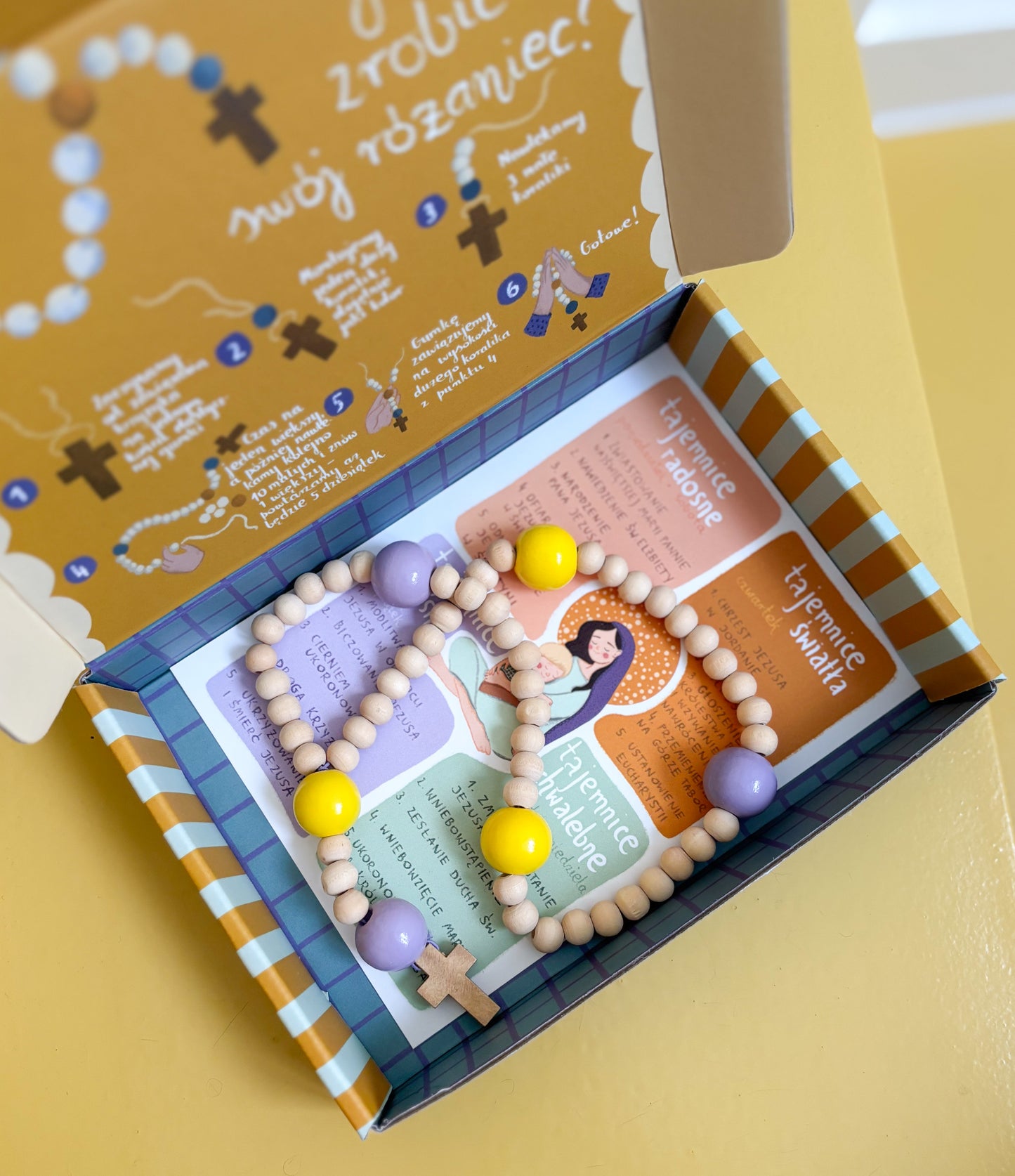 Różaniec DIY-kreatywny zestaw  edukacyjny