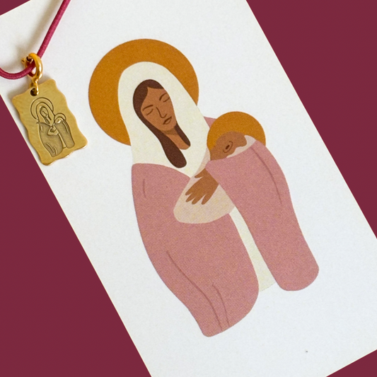 Medalik Matka Boża z Dzieciątkiem Jezus