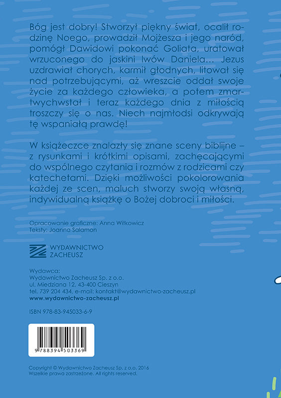 Bóg jest dobry – kolorowanka